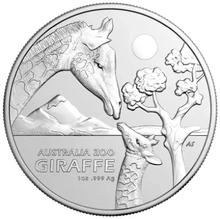 2024 Australian Zoo Giraffe Silver Coin 1oz
