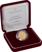 Gold Proof 2007 £1 Millennium Bridge