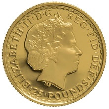2001 Quarter Ounce Proof Britannia Gold Coin
