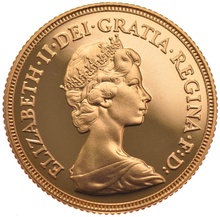 1979 Gold Sovereign - Elizabeth II Decimal head - Proof No box