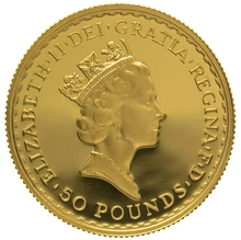 1996 Half Ounce Proof Britannia Gold Coin