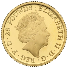 2018 1/4oz Proof Black Bull of Clarence Gold Coin Queen's Beasts