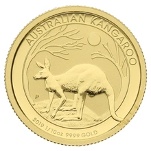2019 1/10oz Australian Kangaroo Gold Nugget Coin