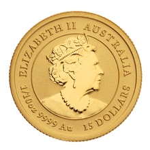 2022 Perth Mint Tenth Ounce Year of the Tiger Gold Coin