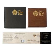 Gold Proof 2012 Half Sovereign Boxed