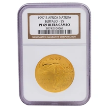 1997 1oz Natura Proof Gold Coin Buffalo NGC PF69