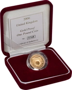 Gold Proof 2006 £1 Egyptian Arch Bridge
