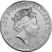 Boxed 1oz Platinum Coin, The Lion - Queens Beast