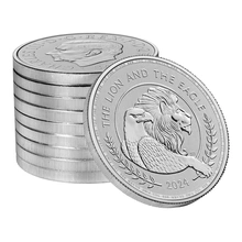 2024 The Lion and The Eagle 1oz Silver Coin