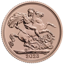 2023 Coronation Gold Sovereign Coin