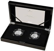 2023 Petition Crown 2oz Silver Proof Two Coin Set Boxed