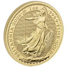 2026 Gold Britannia Coin 1oz