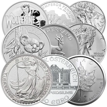 Grade B - 1oz Silver Coins Best Value
