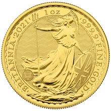 2021 Britannia One Ounce Gold Coin