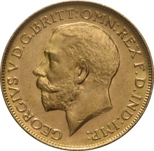 1911 Gold Sovereign - King George V - P