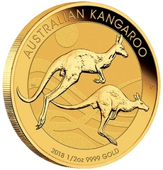 2018 1/2oz Australian Kangaroo Gold Nugget Coin