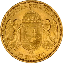 Hungarian 20 Korona Gold Coin Franz Joseph I