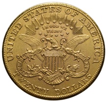 1903 $20 Double Eagle Liberty Head Gold Coin, San Francisco