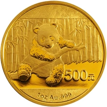 2014 One Ounce Panda Gold Coin PCGS MS70