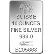 PAMP 10oz Silver Bar Minted