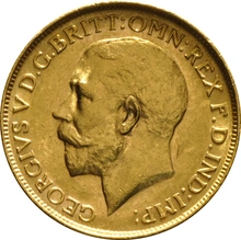 1913 Gold Sovereign Coin George V Perth