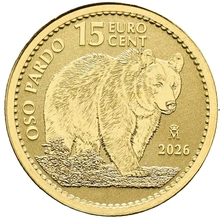 2026 1/10oz Spanish Brown Bear Gold Coin