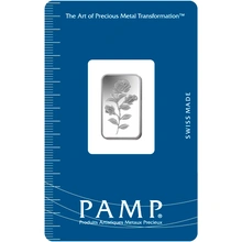 PAMP Rosa 2.5 Gram Silver Bar Minted
