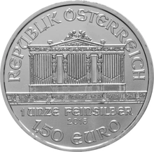2016 1oz Austrian Philharmonic Silver Coin