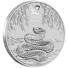 2025 5oz Perth Mint Lunar Year of the Snake Silver Coin