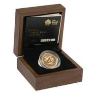 Gold Proof 2013 £1 Wales Floral