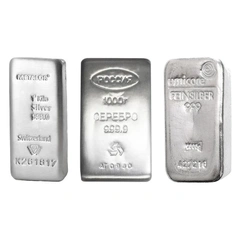 1 Kilo Silver Bullion Bar - Grade B