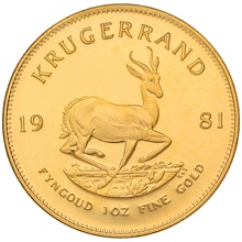 1981 1oz Gold Proof Krugerrand
