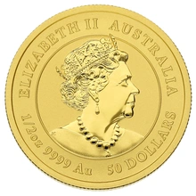 2021 Year of the Ox Gold Coin 1/2oz Perth Mint Australian Lunar Series