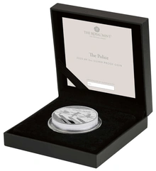 2023 Proof 2oz The Police Silver Coin Music Legends Boxed