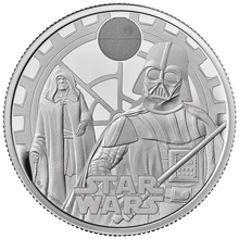 2023 Star Wars - Darth Vader & Emperor Palpatine 2oz Proof Silver Coin Boxed