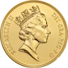 Brilliant Uncirculated Gold 1997 Five Pound Sovereign