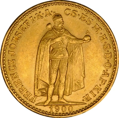 Hungarian 20 Korona Gold Coin Franz Joseph I