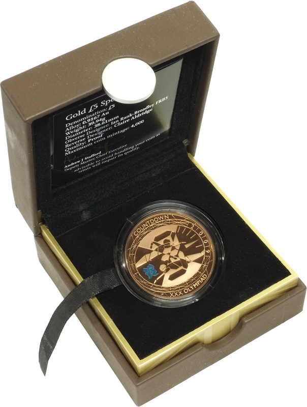 2009 UK Countdown to London 2012 Gold Proof Coin