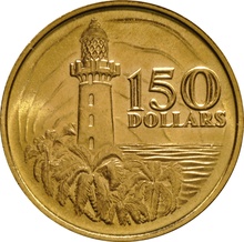 1969 Singapore 150th Anniversary $150 Gold coin
