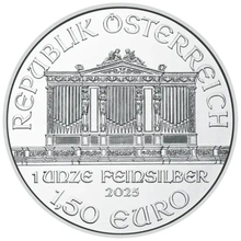 2025 Austrian Philharmonic Silver Coin 1oz