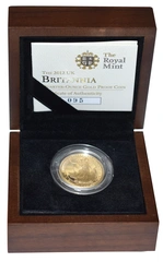 2012 Proof 1/4oz Gold Britannia Coin Boxed