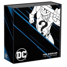 2023 The Riddler DC Villains 1oz Proof Silver Coin