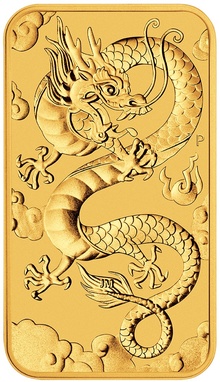 2019 1oz Dragon Rectangular Gold Coin