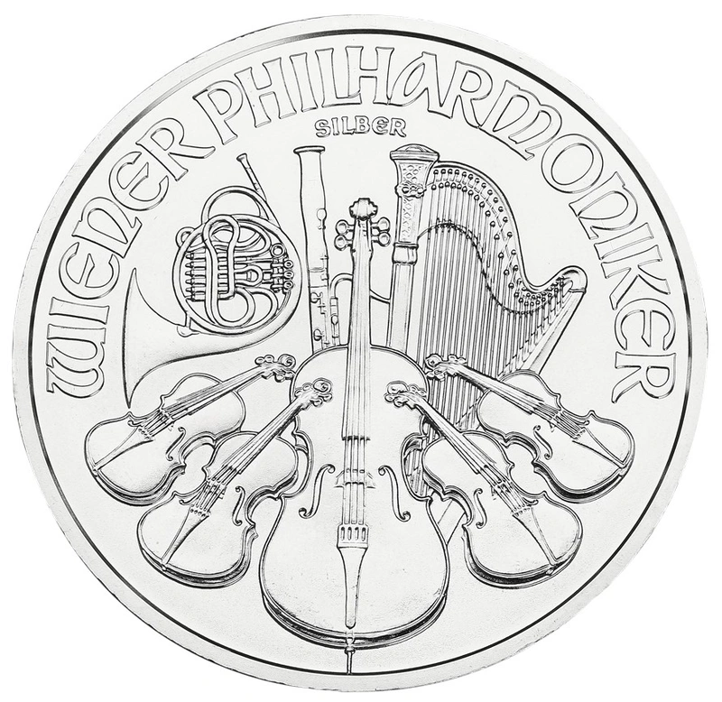 2021 Austrian Philharmonic Silver Coin 1oz