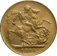 1904 Gold Sovereign - King Edward VII - M