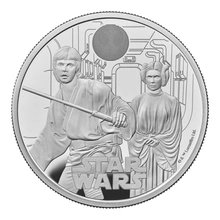 2023 Star Wars - Luke Skywalker & Princess Leia 2oz Proof Silver Coin Boxed