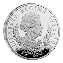 2022 Her Majesty Queen Elizabeth II 1oz Proof Silver Coin Boxed