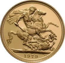 1979 Proof Gold Sovereign Boxed