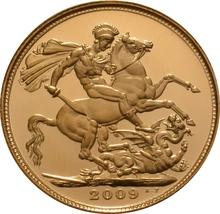 2009 Proof Gold Sovereign 3 Coin Set Boxed