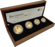 2009 Proof Britannia Gold 4-Coin Boxed Set